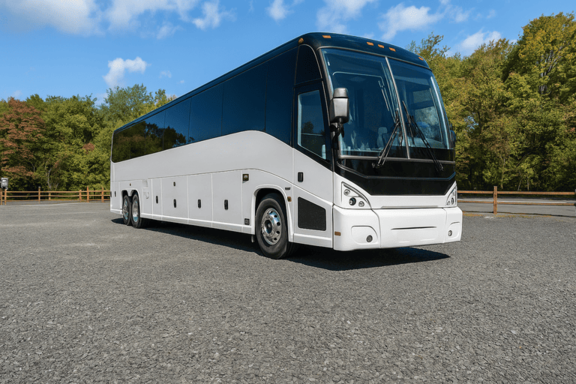 Coach Bus Corona 56 Passenger Charter Bus
