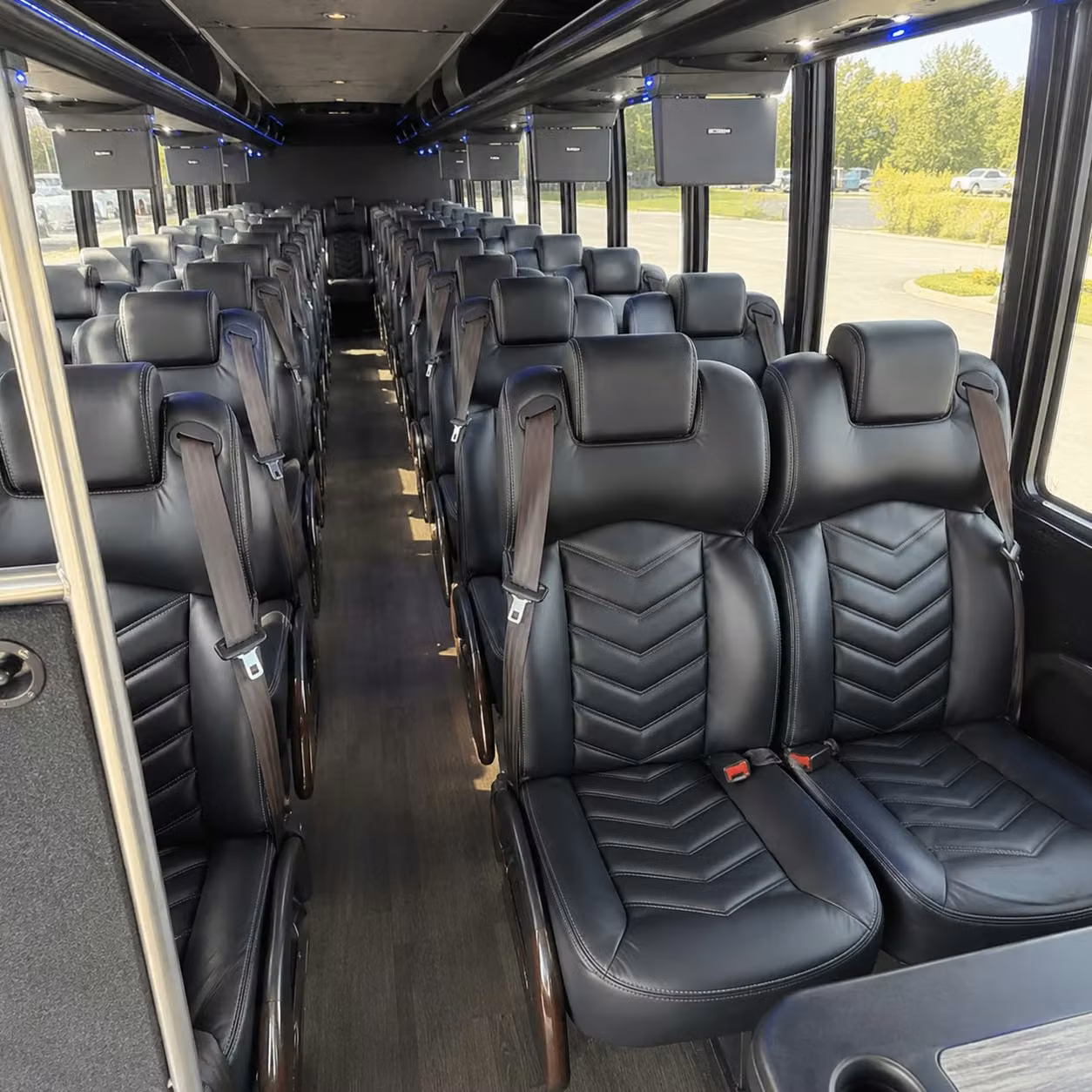 25 passenger minibus interior