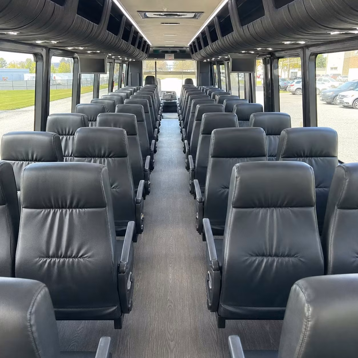 28 passenger minibus inside