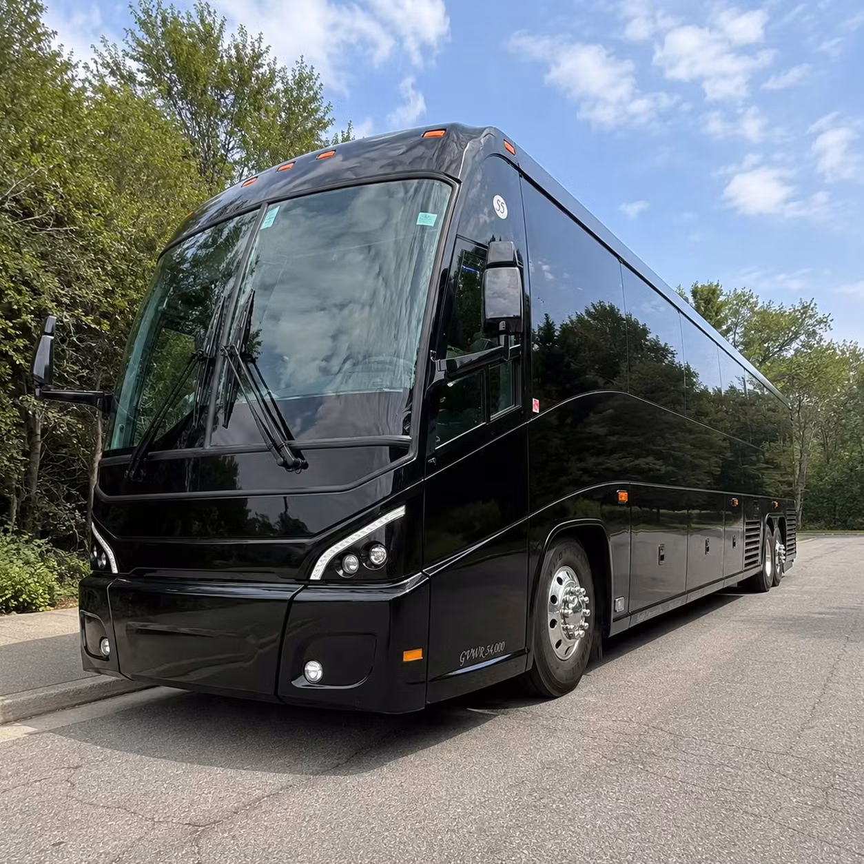 corona charter bus rental fleet