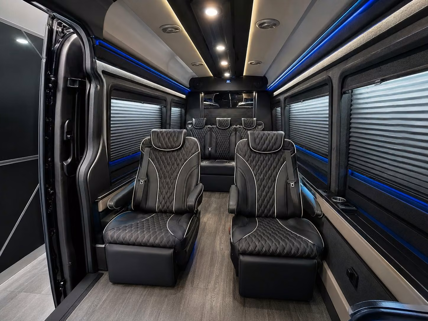 sprinter van with driver interior