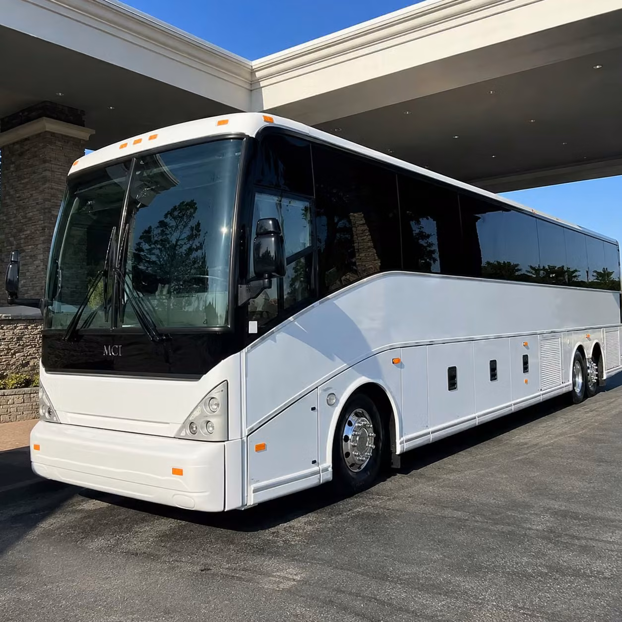 these corporate campus shuttles keep your corona team connected all day long